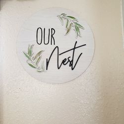 Our Nest Wood Wall.decor