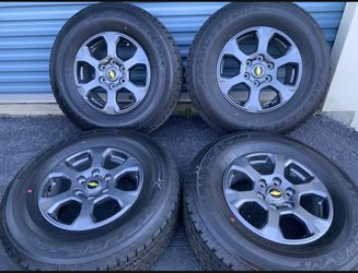 SET OF WHEELS AND TIRES 17”