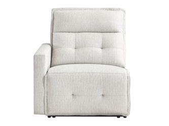 Salida White Power Left Side Reclining Chair with Power Headrest