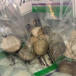 SILVER- 20oz of silver in 90% and 40% US coins