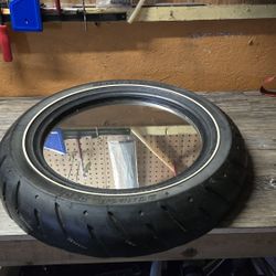 Harley Davidson/Dunlop D 407 Tire Mirror (Custom) 