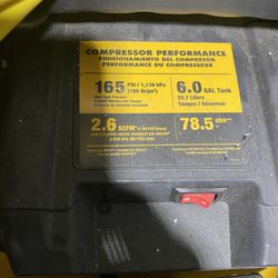 Dewalt  Air Compressor , Nail gun And Hoses 