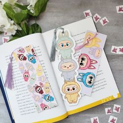 Labubu Bookmarks - Laminated Bookmarks $5