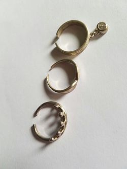 Sterling silver toe rings