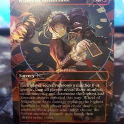 Magic The Gathering Custom Proxy Wheel of Misfortune  (Anime)