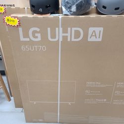 LG 65" 4K TV Brand New! Finance For $50 Down Payment!!