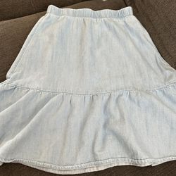 Girls Jean Skirt Size Med 