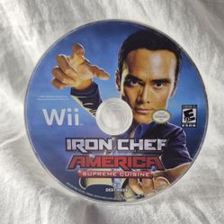 Iron Chef America Supreme Cuisine Nintendo Wii (Destineer, 2008) Game Disc Only