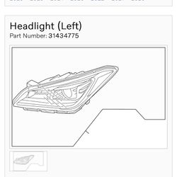 Volvo S90 Headlight