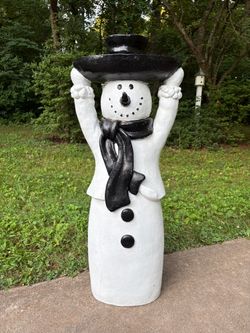 Snowman Bird Feeder