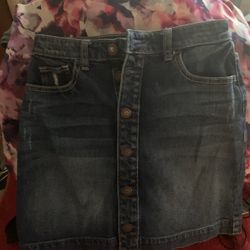 Hollister denim skirt
