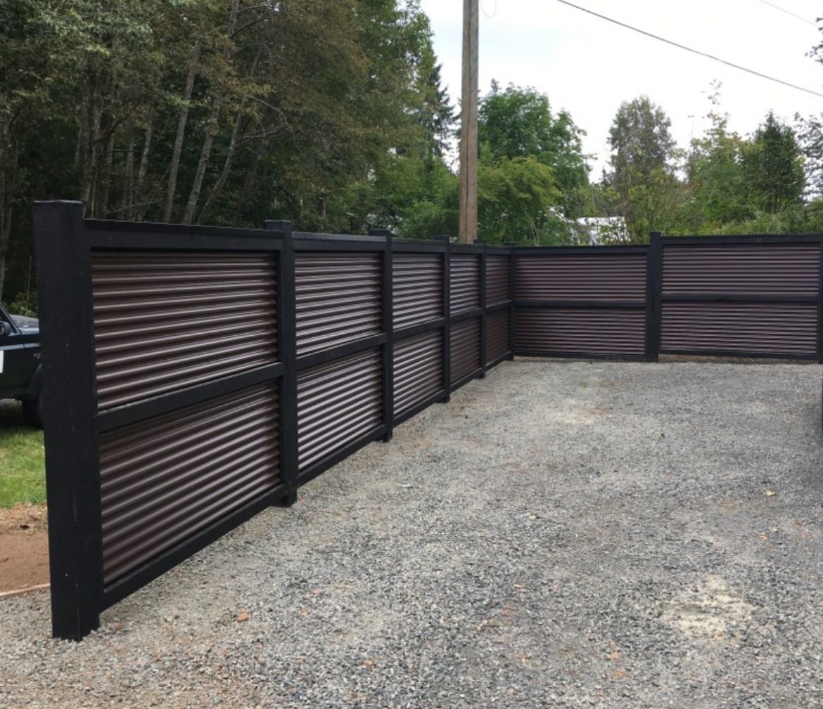 Metal Panel Fence 