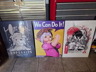 Displate Metal 19x27 Legend of Zelda Posters $15 ea. New (Price Is Firm)