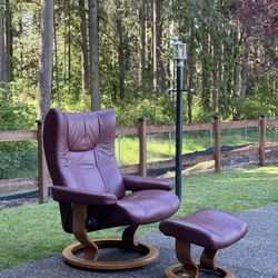 Ekornes Stressless  Chair And Ottoman 