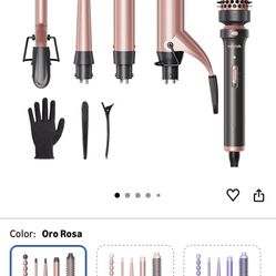 Wavytalk Professional 5 In 1 Hair Curler Set