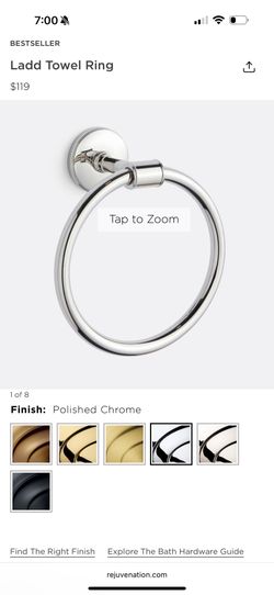 Rejuvenation Towel Rings X2