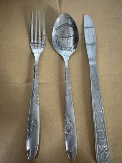 5 sets - Stainless Steel Flatware Set – Fork, Spoon, Knife