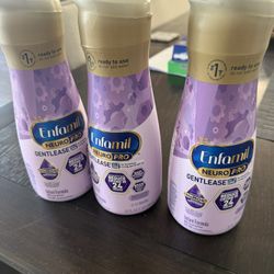 Ready-to-Feed Liquid Baby Formula (3 Bottles) – New 