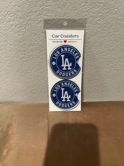 Los Angeles Dodgers car coasters