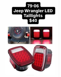 79-06 Jeep Wrangler LED Taillights $40