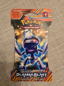 2013 Pokémon Black & White Plasma Blast Genesect Art Work Sleeved Booster Pack NEW