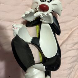 Warner Brothers Sylvester, the cat fishbowl/bowl holder,