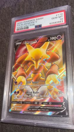 Alakazam V PSA 10