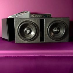 Skar Speakers  400 Watts And 1500 Watt  Formula Crossover  Digital  2ch Mosfet Amp Mach 4000 In Excellent Condition  Selling Cheap