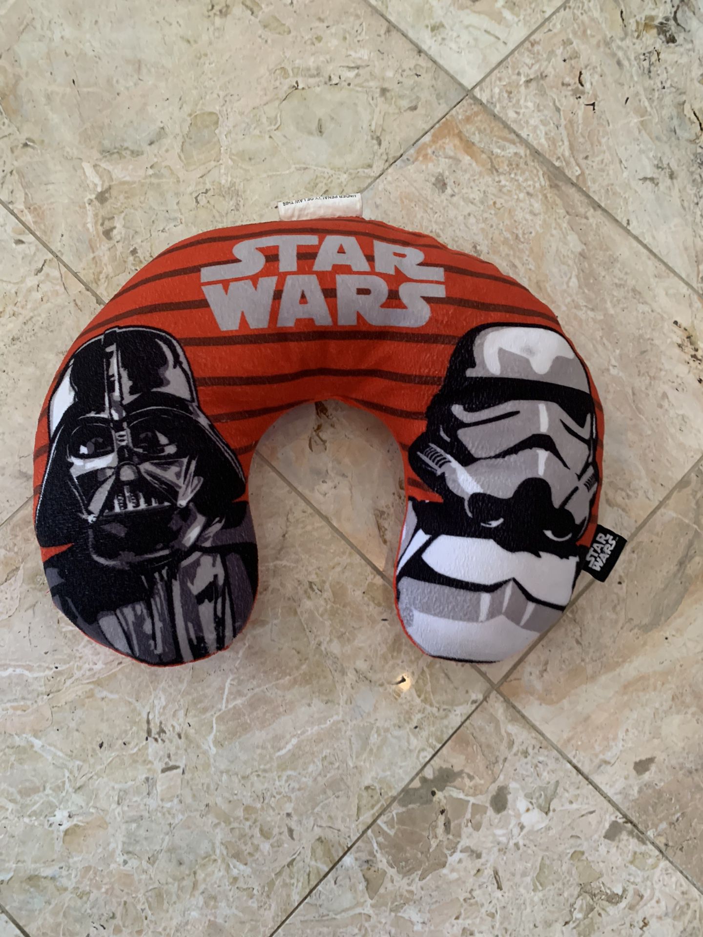 Kids Youth Star Wars Soft Plush 100% Polyester Travel Neck Pillow