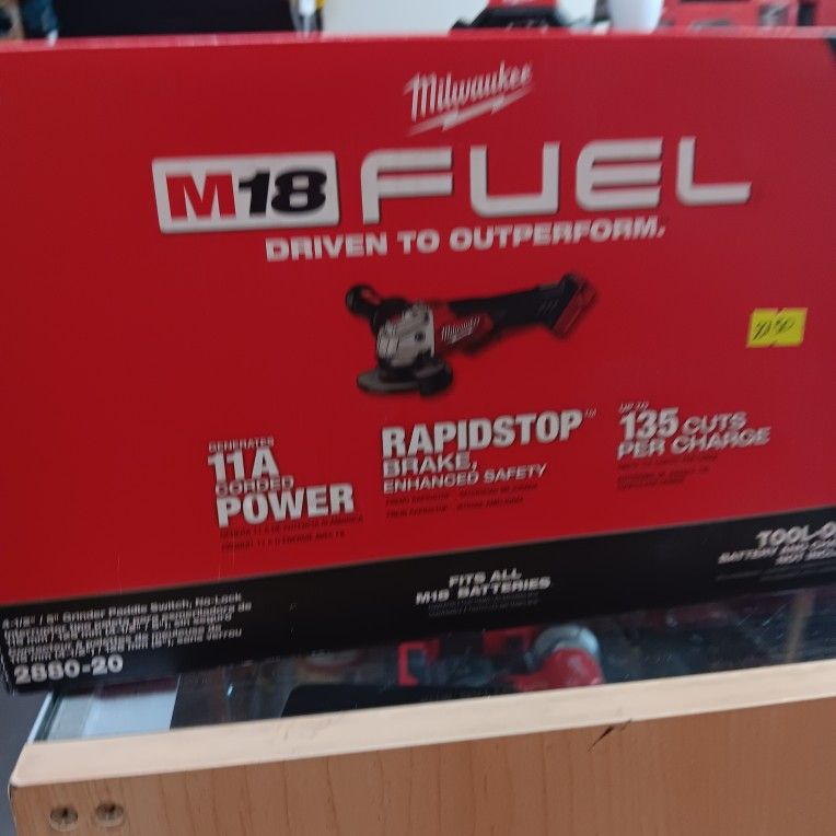Milwaukee new grinder fuel 18M