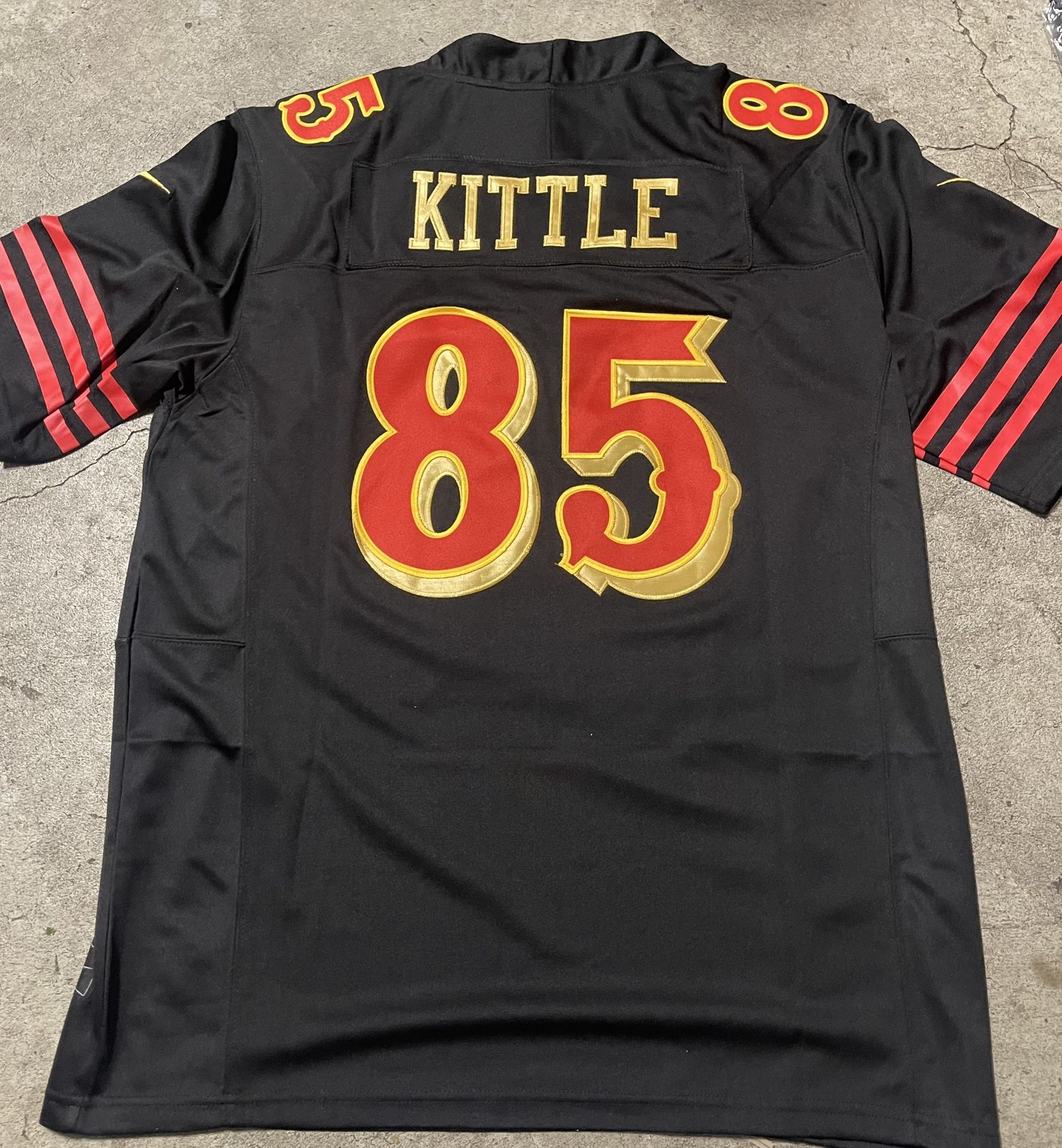 49ers rivalries Jersey Black 85 Kittle Men’s Kids Women’s 