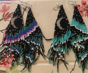 Buy 1 & 2nd free glass beads earrings