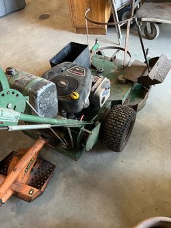 Riding lawnmower, war horse