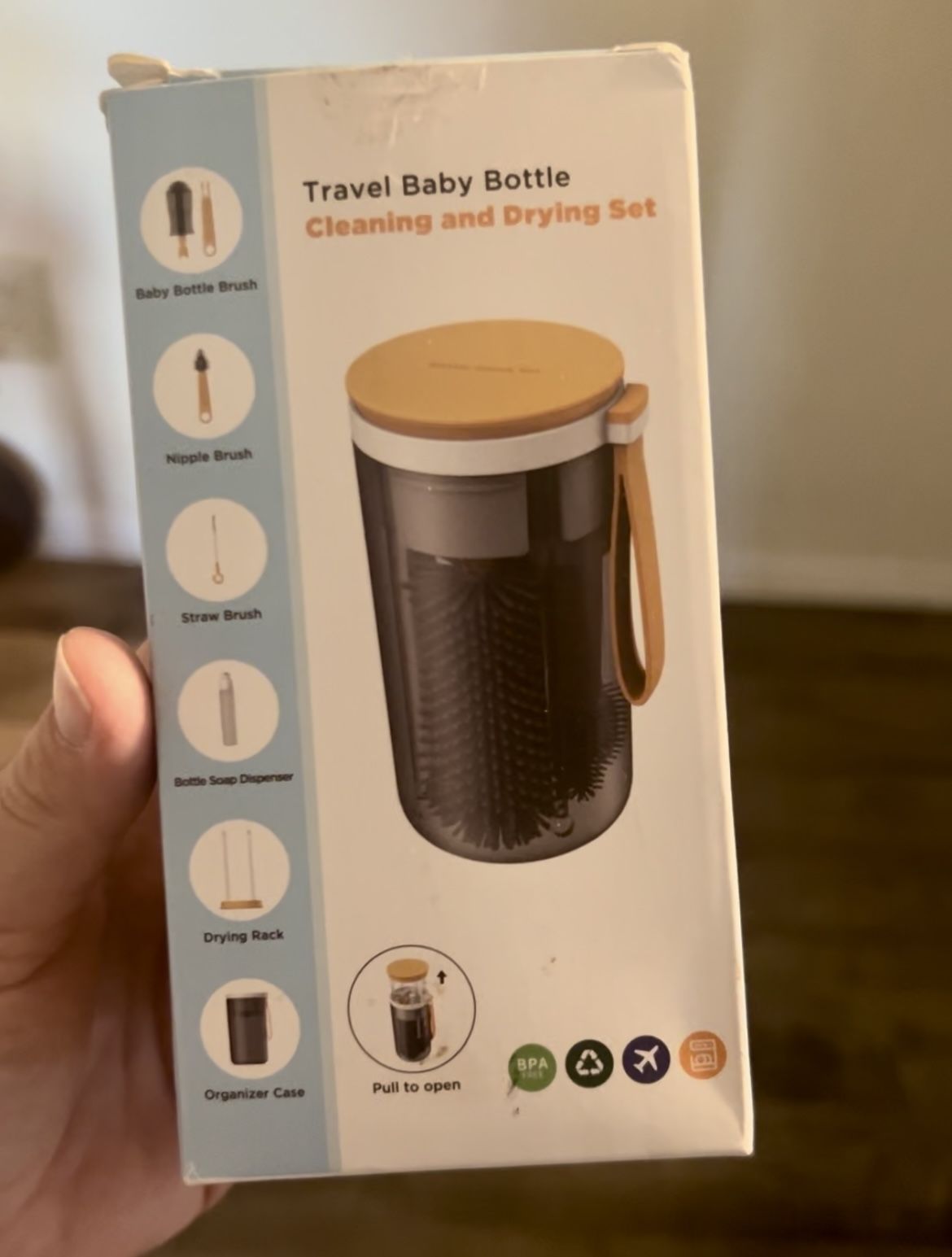 Travel Baby Bottle Cleaning Set
