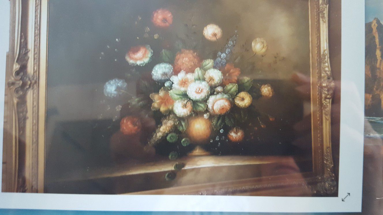 painting picture of flowers