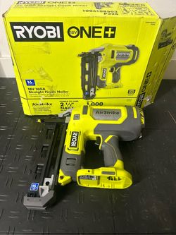RYOBI ONE+ 18V AirStrike 16- Gauge Cordless Finish Nailer (Tool Only)