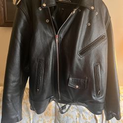 3xl Leather Biker Jacket