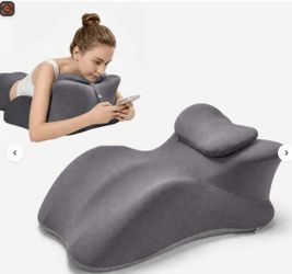 Memory Foam Wedge Pillow For Adults, Ergonomic Prone Pillow