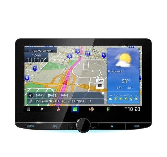 Kenwood Excelon  DNR1007XR On Sale
2-DIN 10.1" Digital Navigation Receiver with HD Capacitive Touch Screen, Garmin Navigation, Apple CarPlay, Android 