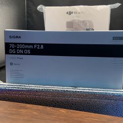 Sigma 70-200mm F2.8 For E 
