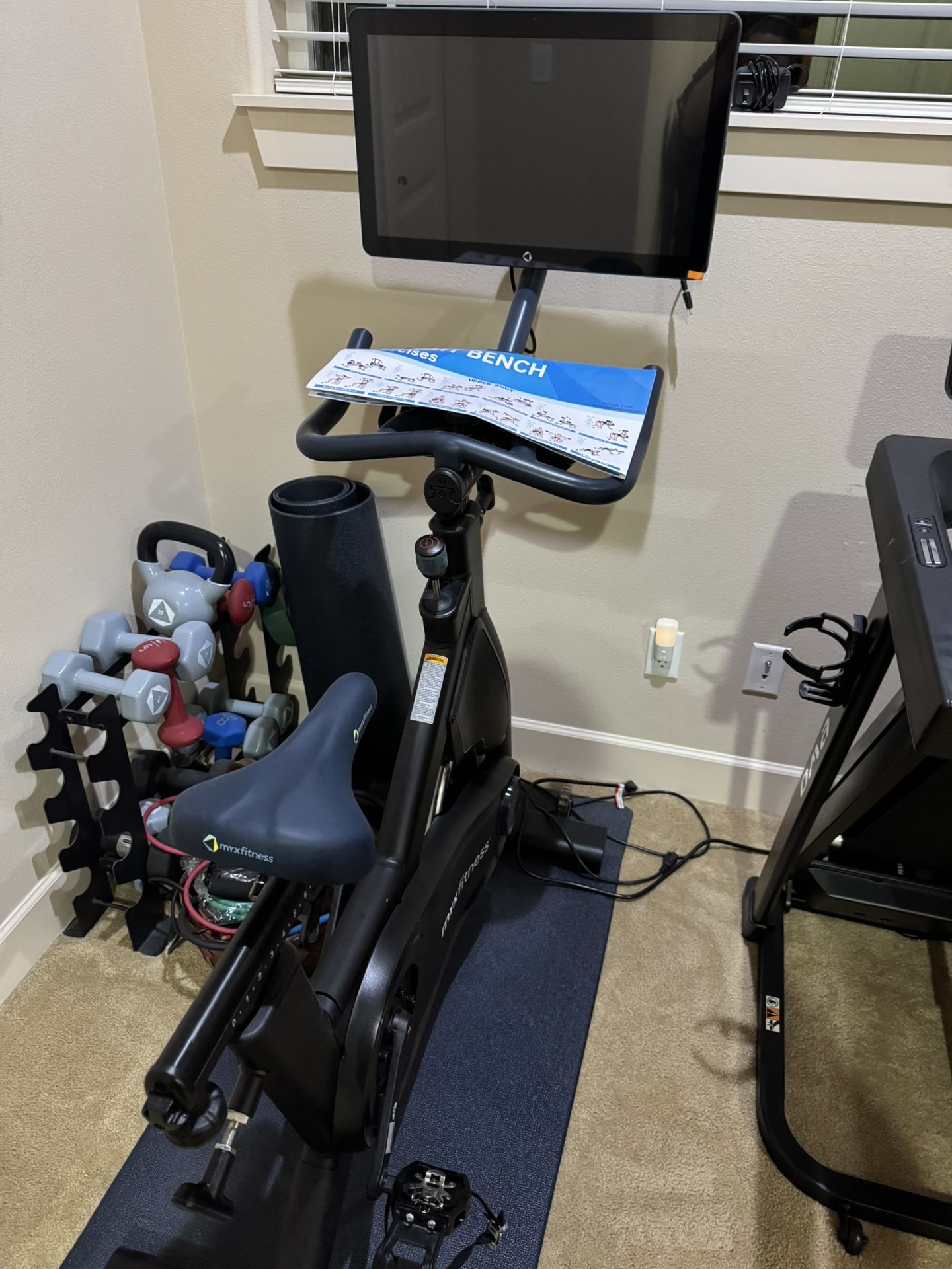Like New Myxfitness Exercise Bike