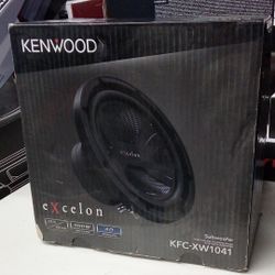Kenwood Excelon 10" Subwoofer