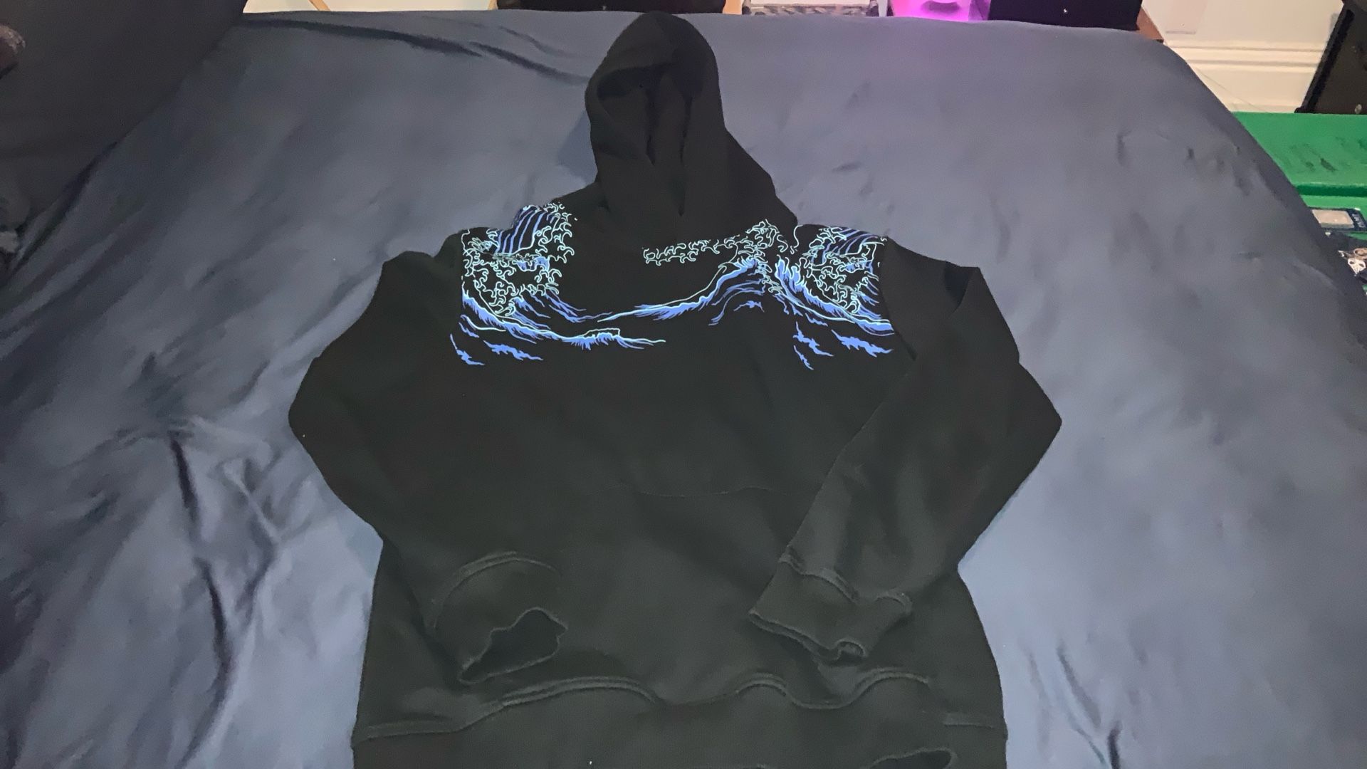 Koi sea Long Sleeve Hooded Shirt Designer