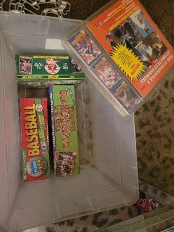 Unopened Vintage Basebaall Cards