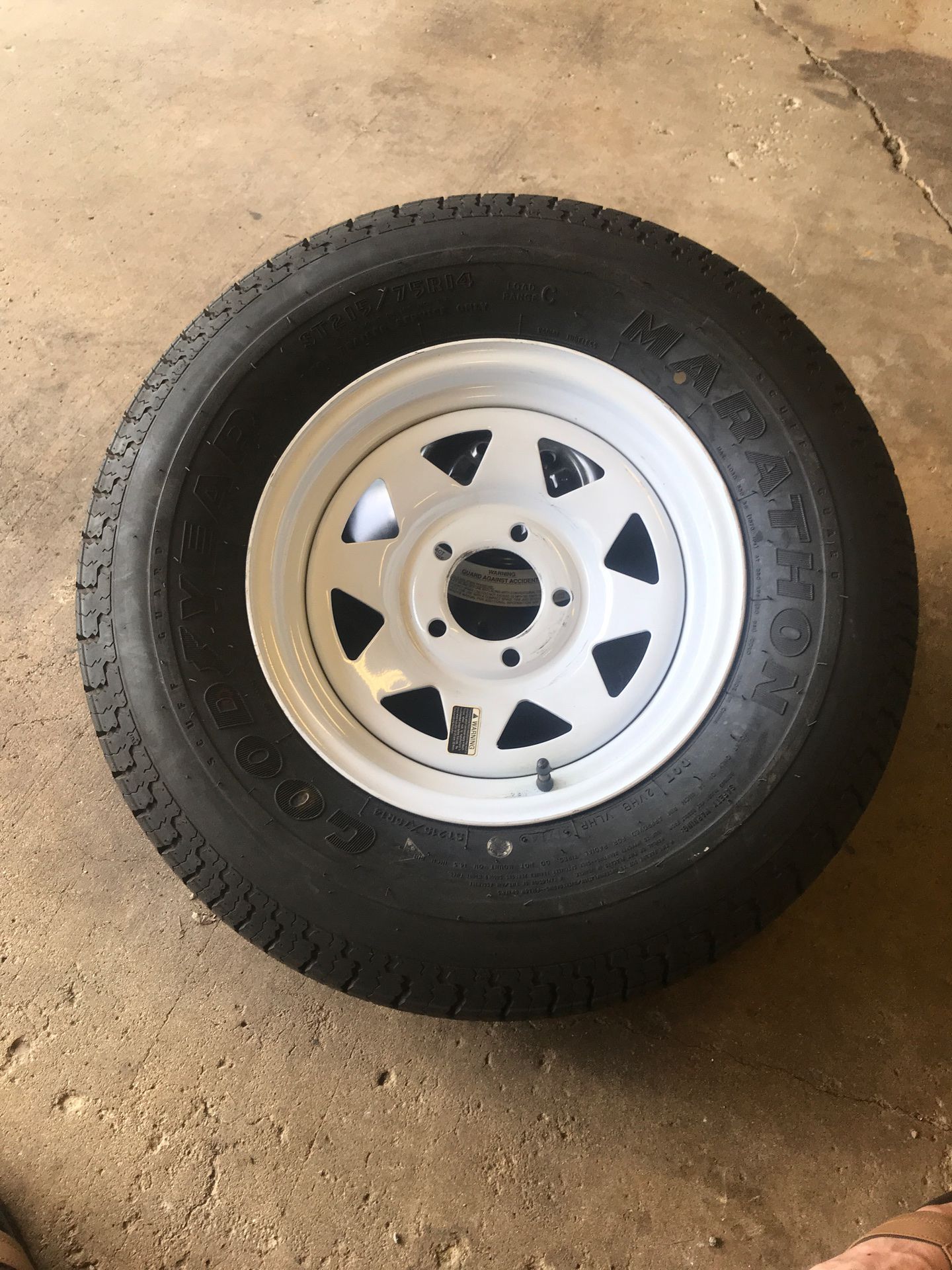 NEW spare trailer wheel/tire