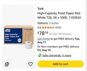 30 dollars a box  toilet paper& paper towel towels
