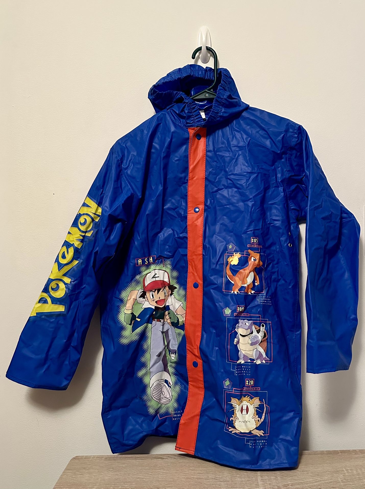 Vintage 1990’s Nintendo Pokémon Children’s Raincoat - Size 12