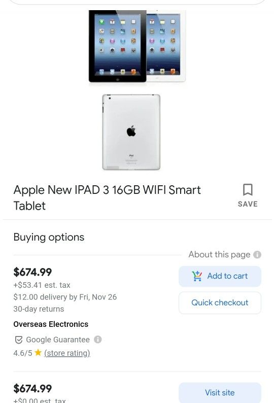 APPLE IPAD