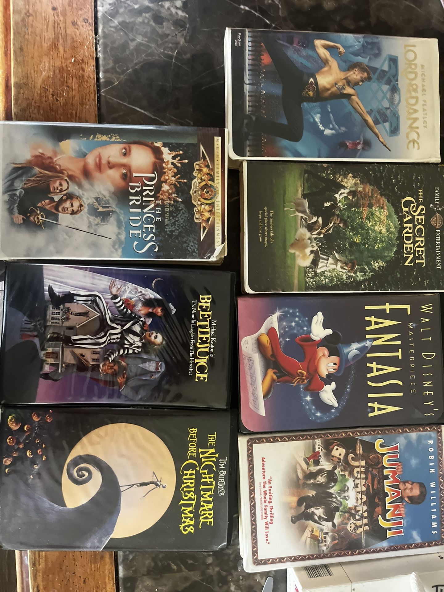 Nightmare Before Christmas And Other VHS