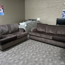 FREE DELIVERY New Brown Sofa Set